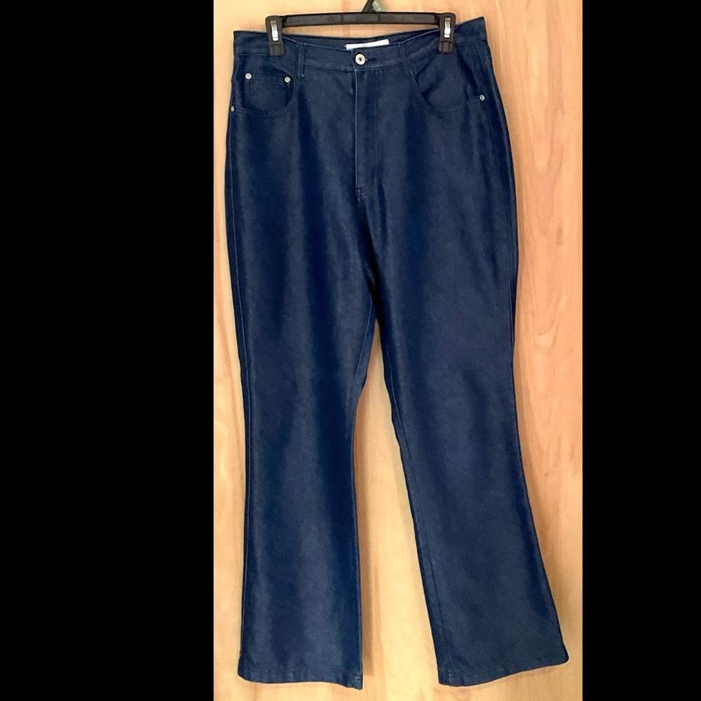 Gorgeous Vintage LA Blues Wide Leg Jeans with a sparkly sheen - EUC